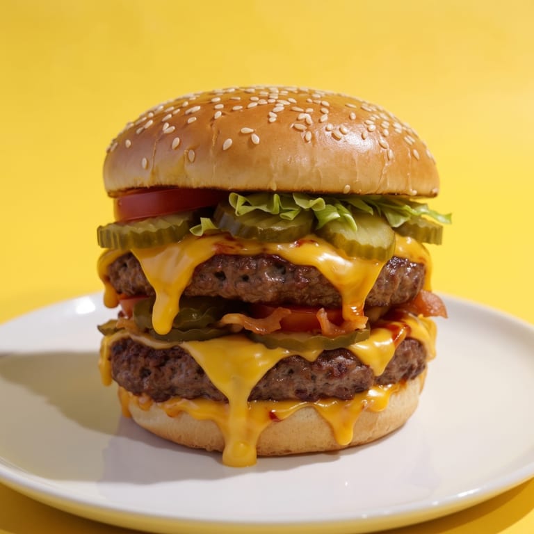 Indulge in Our Cheeseburger