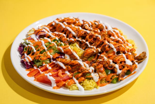Chicken Over Rice.