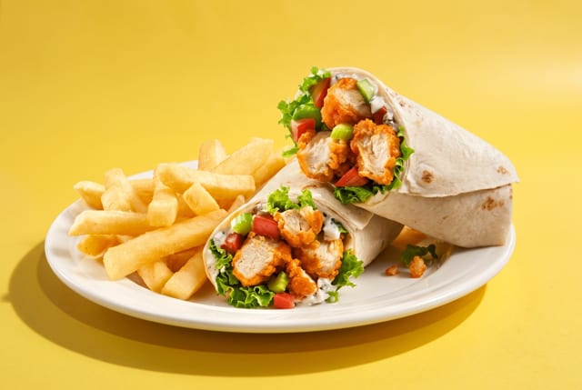# 24 Buffalo Chicken Wrap.