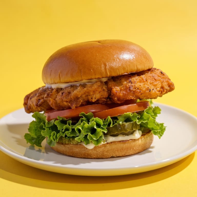Fried Chicken Sandwich Delight